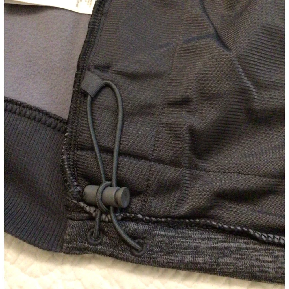 Athleta Polartec Powerstretch Quarter-zip Sweatshirt, charcoal, XL - Picture 10 of 11